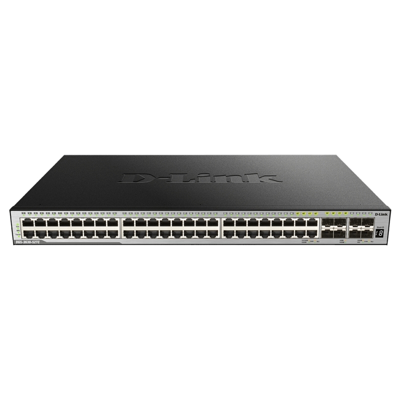 D-LINK - DGS-3630-28TC Switch L3 20xGB 4xSFP 4x10GB (Ref.DGS-3630-28TC/SI)