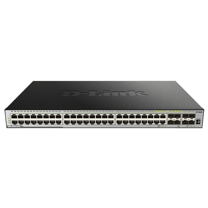 D-LINK - DGS-3630-52TC Switch L3 44xGB 4xSFP 4x10GB (Ref.DGS-3630-52TC/SI)