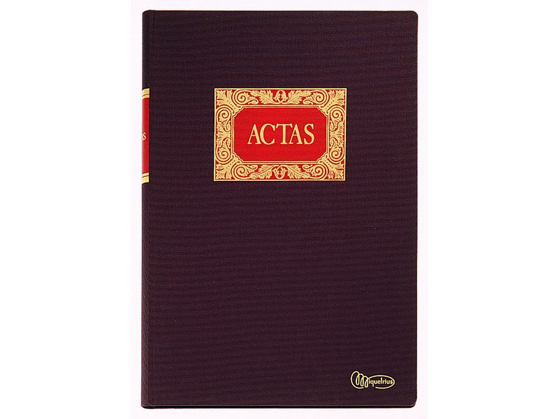 MIQUELRIUS - Libro Actas Fº Natural 215x315 (Ref.4013)
