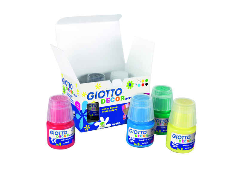 GIOTTO - Estuche 6 Decor Acrylic 25ml (Ref.538200)