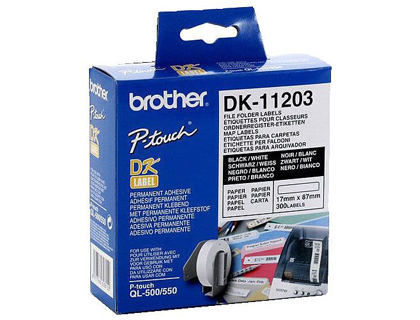 BROTHER - Etiqueta PREC PAP 17X87MM 30 (Ref.DK11203)