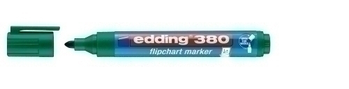 EDDING - MARCADOR FLIPCHART 380 CONICO VERDE (Ref.38004)