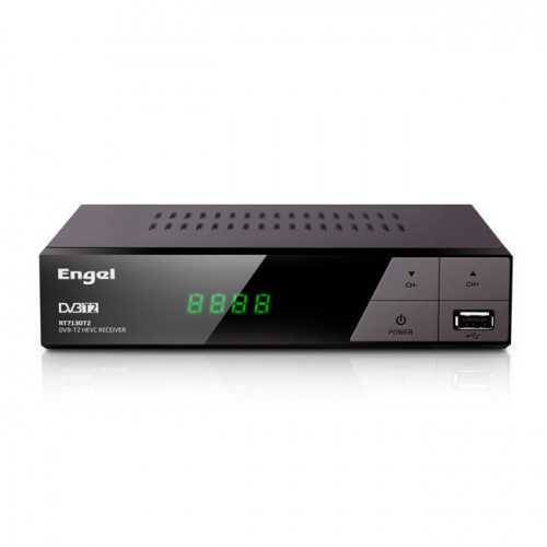 ENGEL AXIL - T2 descodificador para televisor Cable Full HD Negro (Ref.RT7130)