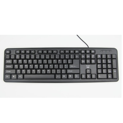 EWENT - teclado USB + PS/2 Negro (Ref.EW3109)