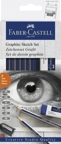 FABER CASTELL - LAPICES GRAFITO CREATIVE STUDIO est.8 (Ref.114000)