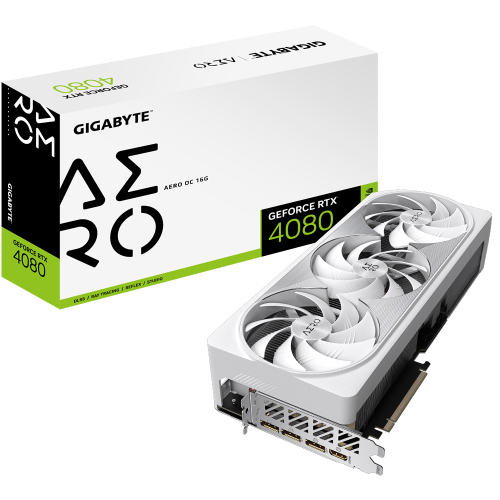 GIGABYTE - GeForce RTX 4080 16GB AERO OC NVIDIA GDDR6X (Ref.GV-N4080AERO OC-16GD G10)