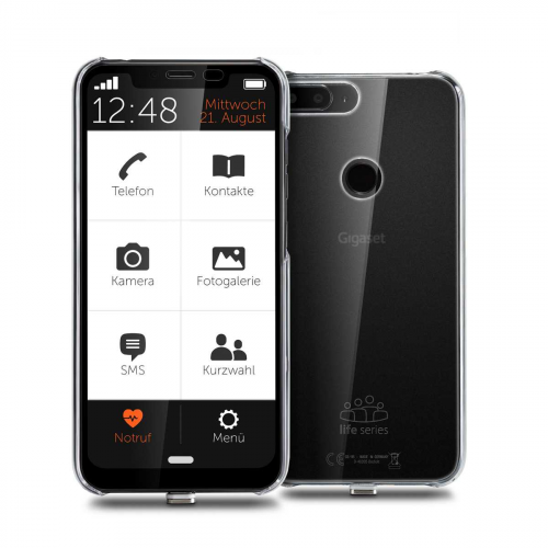 GIGASET - smartphones 15,7 cm (6.18&quot;) SIM doble Android 9.0 4G USB Tipo C 2 GB 32 GB 4000 mAh Negro (Canon L.P.I. 1,1€ Incluido) (Ref.GS195LS)