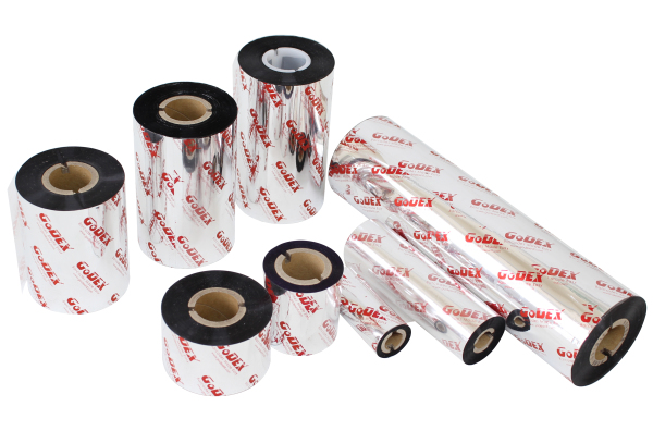 GODEX - Ribbon de Cera Premium 110mm X 300m (Caja de 10 rollos) (Ref.EZ1000C-110)