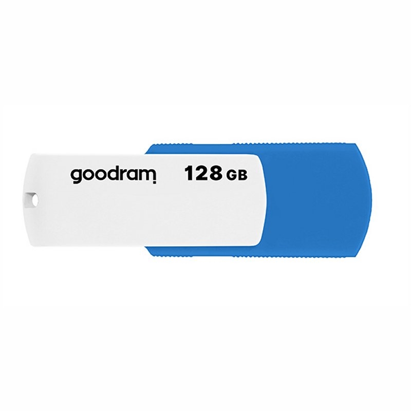 GOODRAM - UCO2 Lápiz USB 128GB USB 2.0 Azul/Blanco (Canon L.P.I. 0,24€ Incluido) (Ref.UCO2-1280MXR11)