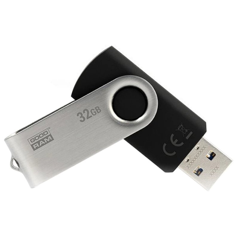 GOODRAM - UTS3 Lápiz USB 32GB USB 3.0 Negro (Canon L.P.I. 0,24€ Incluido) (Ref.UTS3-0320K0R11)