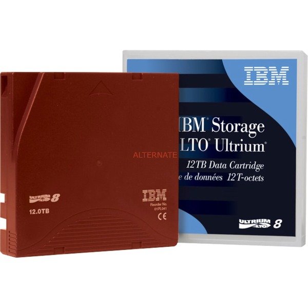 IBM - DC Ultrium LTO-8 (BaFe) etiquetado 12TB/30TB secuencia a medida (Ref.01PL041L)