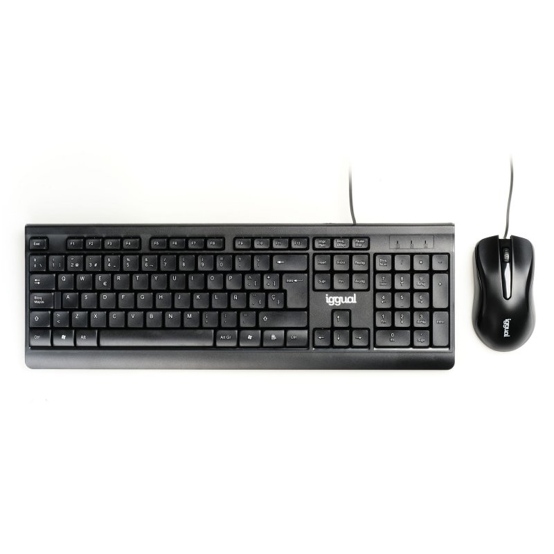 IGGUAL - Kit teclado y ratón CMK-BUSINESS negro (Ref.IGG317617)