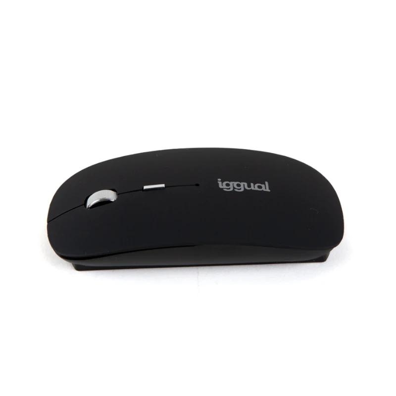 IGGUAL - Ratón Bluetooth BOM-1600DPI negro (Ref.IGG316771)