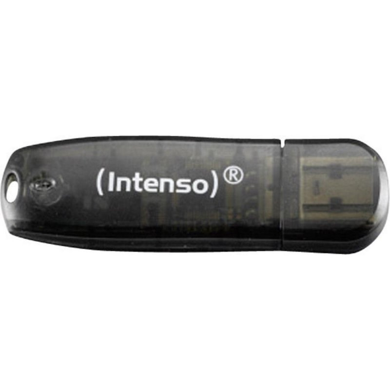 INTENSO - Lápiz USB 2.0 Rainbow 16GB Negro (Canon L.P.I. 0,24€ Incluido) (Ref.3502470)
