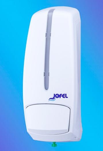 JOFEL - DOSIFICADOR DE JABON / HIDROALCOHOL SMART RELLENABLE 1L ABS BLANCO (Ref.AC96000)