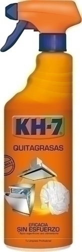 KH-7 - QUITAGRASA CON PISTOLA PULVERIZADORA APTO PARA SUPERFICIES DE USO ALIMENTARIO BOTELLA DE 750 ml (Ref.2870749)