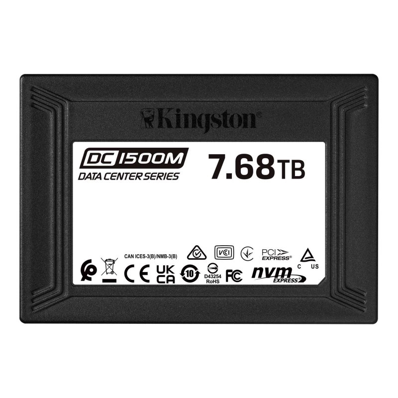 KINGSTON - SSD DC1500M 7.68TB U.2 2,5&quot; NVMe PCIe (Canon L.P.I. 5,45€ Incluido) (Ref.SEDC1500M/7680G)