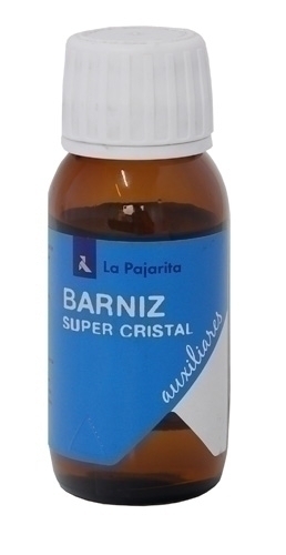 LA PAJARITA - BARNIZ SUPER CRISTAL al DISOLV. 50 ml (frasco) (Ref.120207)