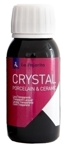 LA PAJARITA - LACA TRANSP. CRISTAL 50 ml (frasco) VERDE ESMERALDA C-04 (Ref.126507)