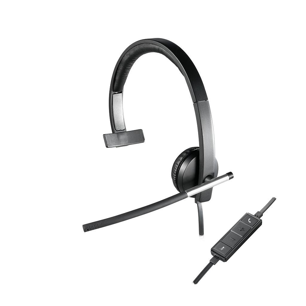 LOGITECH - Auriculares con microfono Headset H650E (Ref.981-000514)