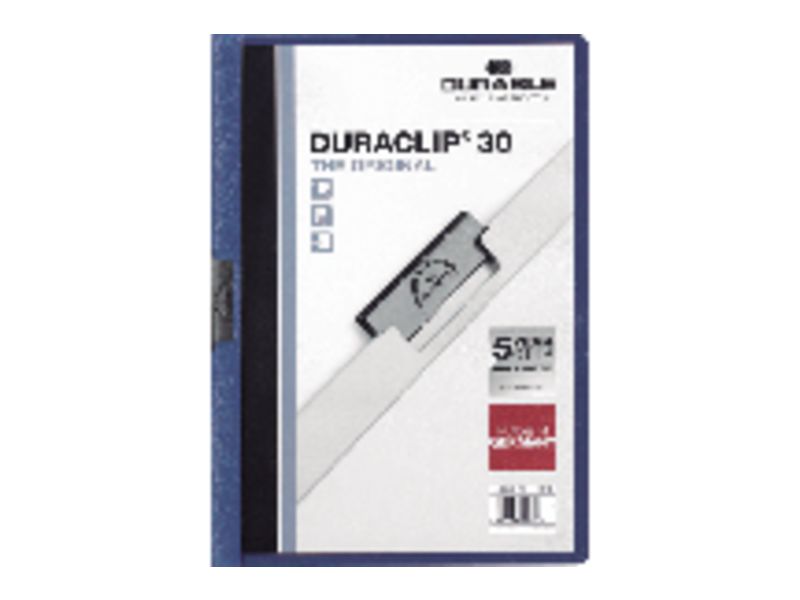 DURABLE - Dossiers clip Duraclip Capacidad 60 hojas A4 Verde Polipropileno (Ref.2209-32)