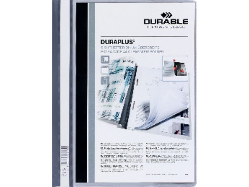 DURABLE - Dossiers Duraplus A4 Fastener metalico Rojo PVC (Ref.2579-03)
