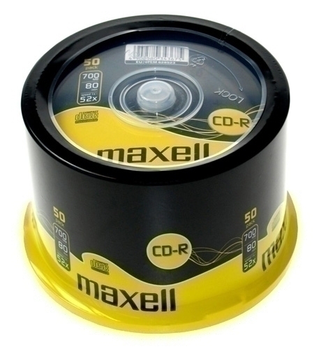 MAXELL - CD-ROM 700 MB 80 min. 52x TARRO DE 50 (Incluye Canon LPI de 4.00 €) (M185) (Ref.628523)