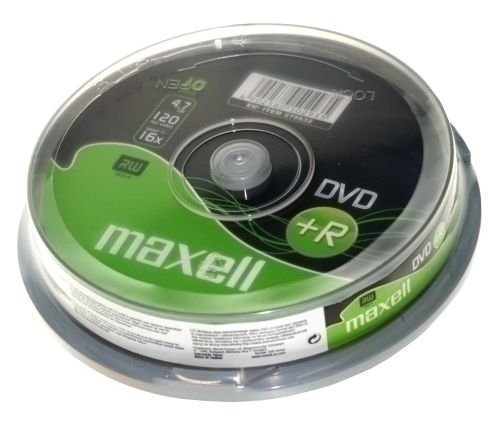 MAXELL - DVD +R 4,7GB 16x SPINDLE DE 10 (Incluye Canon LPI de 2.10 €) (M160) (Ref.275632)