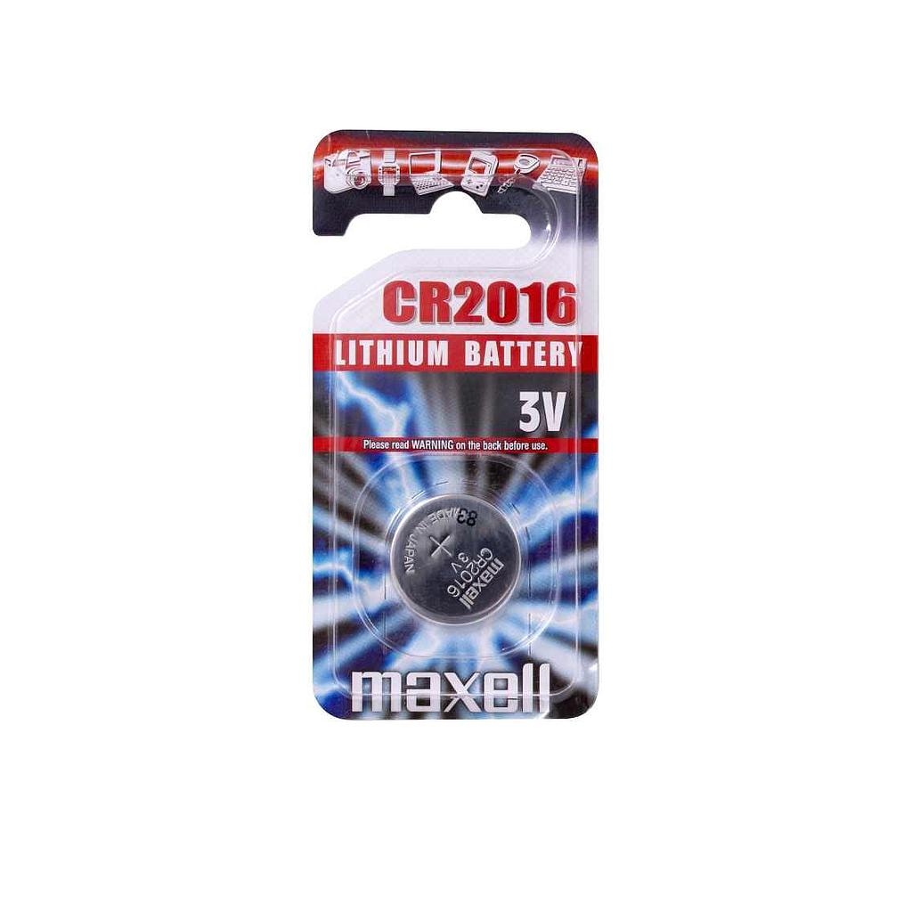 MAXELL - PILAS MICRO CR2016 3V BLISTER DE 1 (M075) (Ref.CR2016-B1 MXL)