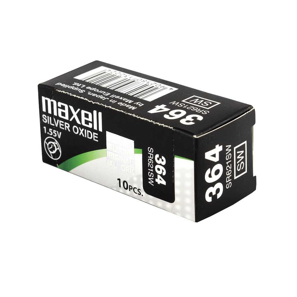MAXELL - PILAS MICRO SR0621SW 1,55V BLISTER DE 1 (M042) (Ref.364 (SR621SW))