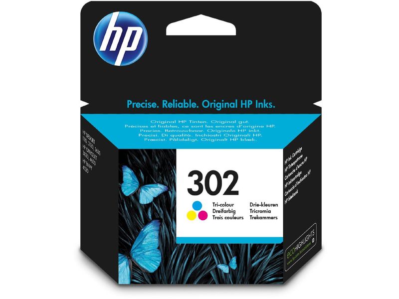 HP ( HEWLETT PACKARD ) - Cartuchos de tinta tri-color 302 (Ref.F6U65AE#ABE)