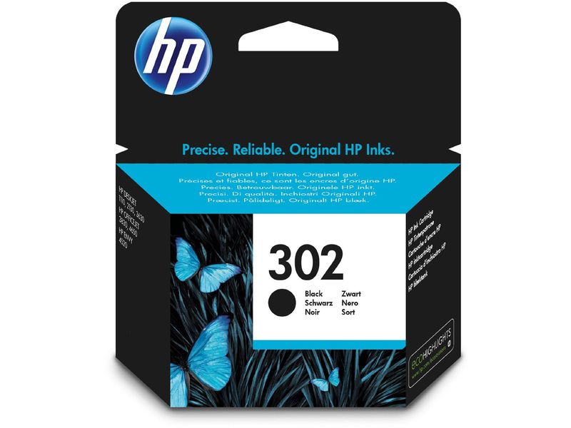 HP ( HEWLETT PACKARD ) - Cartuchos de tinta 302 negro (Ref.F6U66AE#ABE)