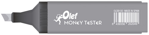 OLEF - DETECTOR DE BILLETES EURO TESTER PEN en BLISTER (Ref.OLDB100)