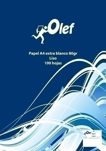 OLEF - PAPEL A4 80g 100h LISO (Ref.PLA80LS)