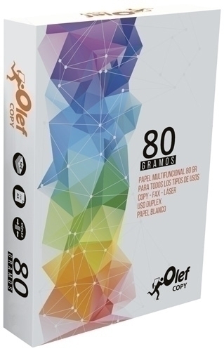 OLEF - PAPEL COPY - A4 - 80g - Paquete 500h (Ref.OLEFCOPY)