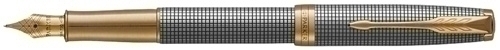 PARKER - PLUMA SONNET PREMIUM PLATA CINCELADO GT 18K (F) (Ref.1931489)