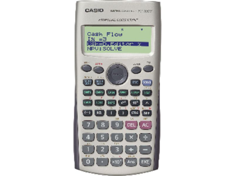 CASIO - Calculadora financiera Financiera 10+2 dígitos Pila (Ref.FC-100V)