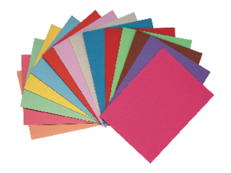EXACOMPTA - Subcarpetas Foldyne Caja 100 ud A4/folio Cartulina reciclada Colores surt. 250 G (Ref.410000E)