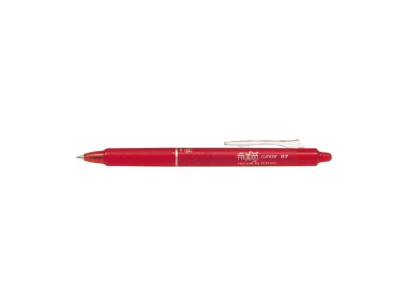 PILOT - Bolígrafo tinta borrable Frixion rojo trazo 0,4 mm (Ref.BLRT-FR7-R)