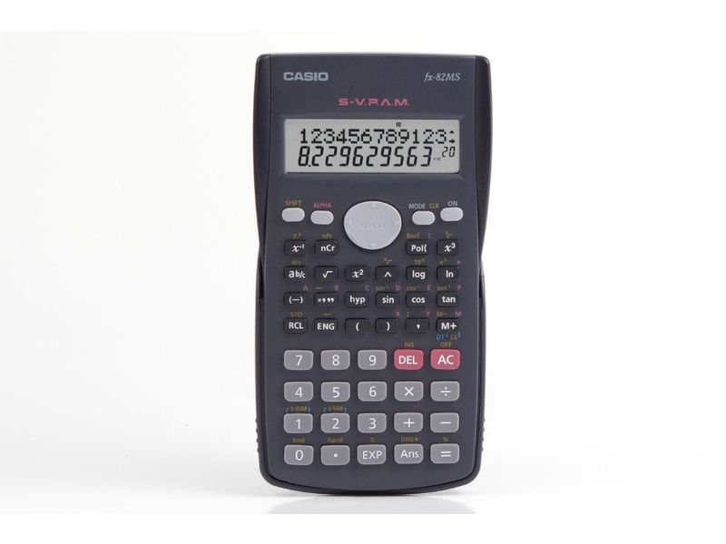 CASIO - Calculadora cientifica Cientifica 12 digitos Pila (Ref.FX-82MS)
