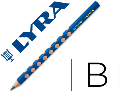 LYRA - LAPICES DE GRAFITO GROOVE TRIANGULAR MINA B DE 4,25 MM (Ref.1870101)
