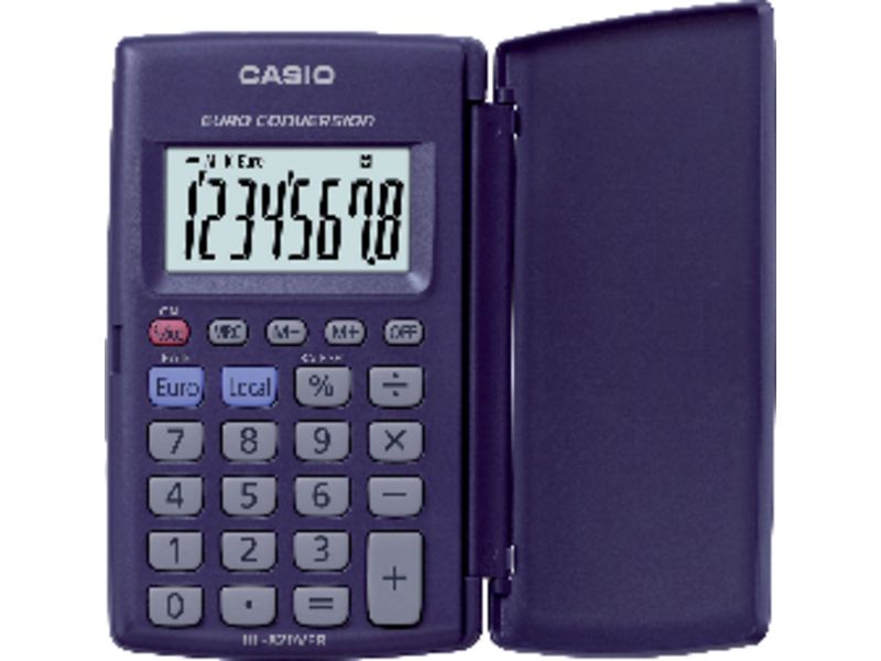 CASIO - Calculadora de bolsillo HL-820 VER 8 digitos Pilas (Ref.HL-820VER)