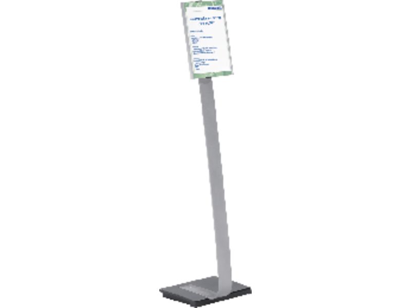 DURABLE - Expositor Metalico Info Sign Stand A4 Altura max.118cm (Ref.4812-23)
