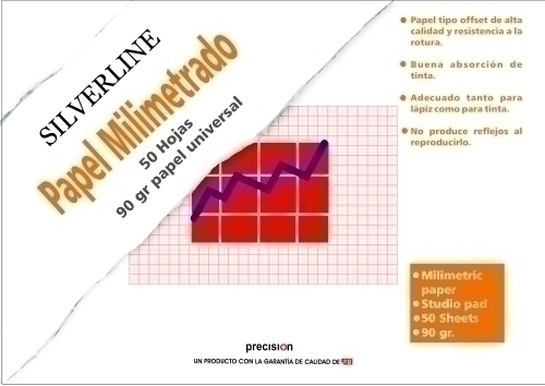 PRECISION - BLOCK DE DIBUJO CG MILIMETRADO A4 50h MOD.500 (Ref.1235150101)