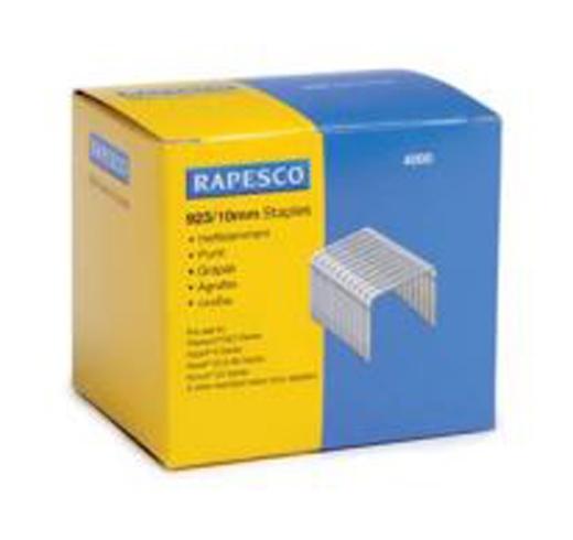 RAPESCO - GRAPAS UNIQUE GRAN CAPACIDAD 923/12 mm. GALVANIZADAS caja de 4000 (Ref.S92312Z3)