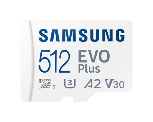 SAMSUNG - EVO Plus memoria flash 512 GB MicroSDXC UHS-I Clase 10 (Canon L.P.I. 0,24€ Incluido) (Ref.MB-MC512KA/EU)