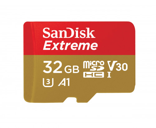 SANDISK - Extreme memoria flash 32 GB MicroSDHC Clase 10 UHS-I (Canon L.P.I. 0,24€ Incluido) (Ref.SDSQXAF-032G-GN6MA)