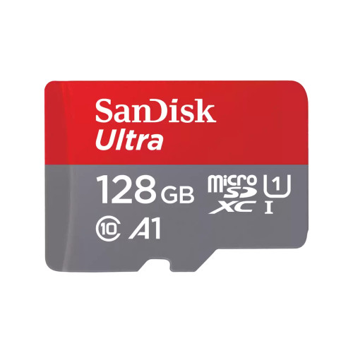 SANDISK - Ultra 128 GB MicroSDXC UHS-I Clase 10 (Canon L.P.I. 0,24€ Incluido) (Ref.SDSQUAB-128G-GN6MA)