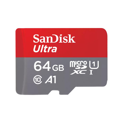 SANDISK - Ultra 64 GB MicroSDXC UHS-I Clase 10 (Canon L.P.I. 0,24€ Incluido) (Ref.SDSQUAB-064G-GN6MA)