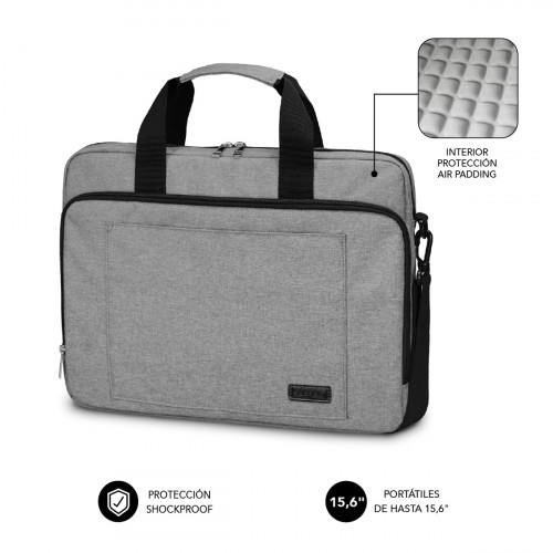 SUBBLIM - Maletín Ordenador Air Padding Laptop bag 15,6&quot; Grey (Ref.SUB-LB-4APLB10)